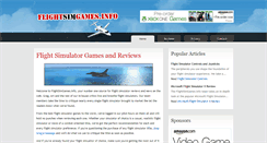 Desktop Screenshot of flightsimgames.info
